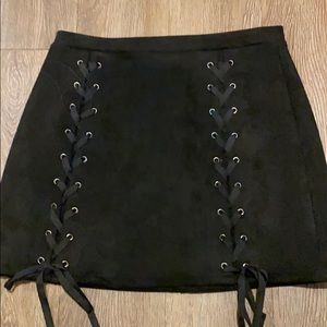 Honey Punch Black Skirt